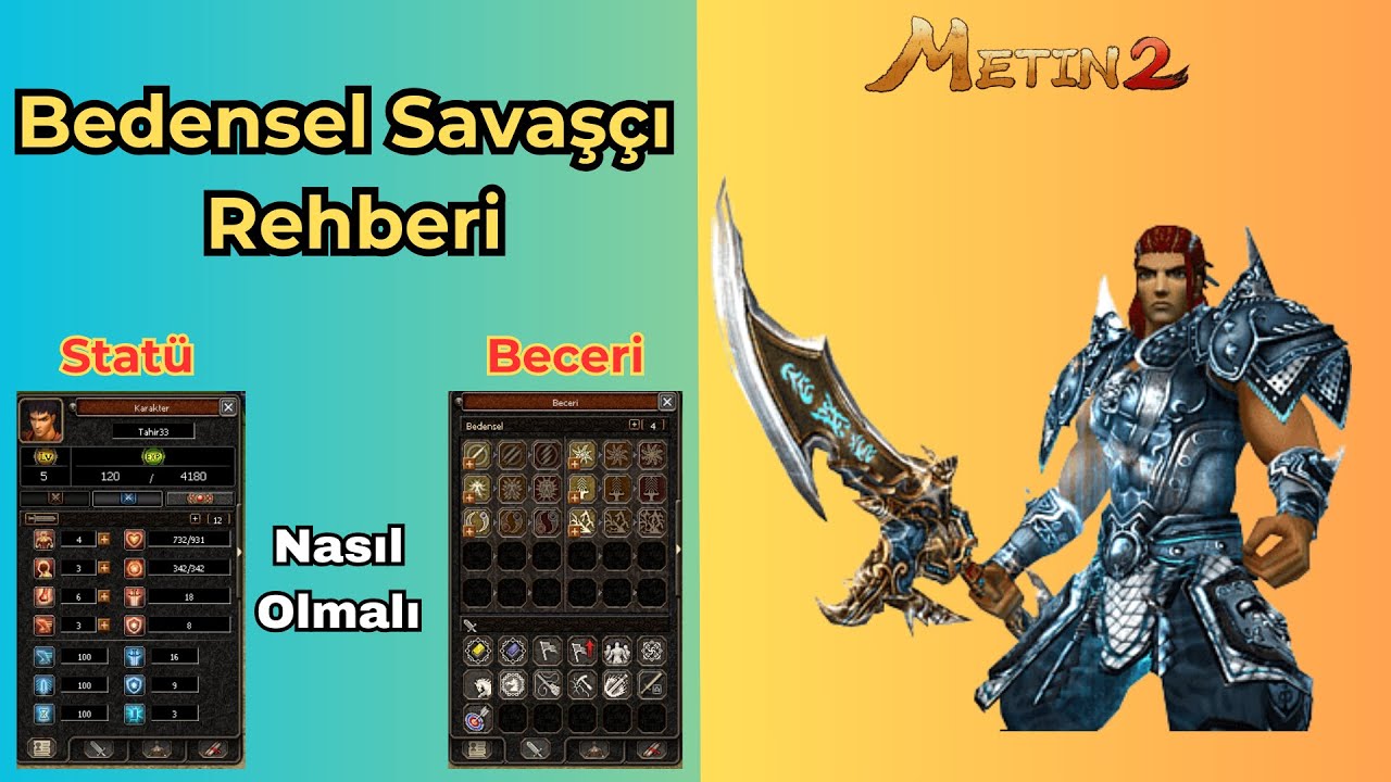 Metin2 Bedensel Savaşçı Statü Dağılımı