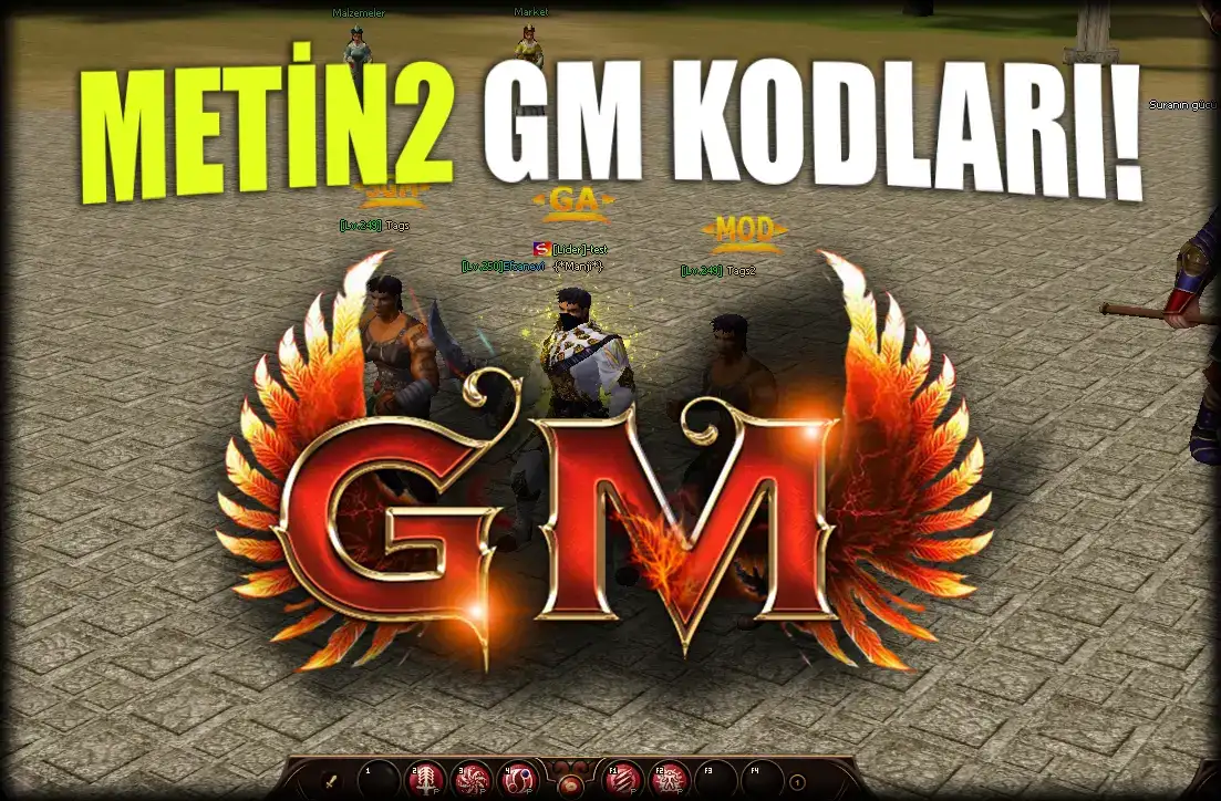 Metin2 GM Kodları (+Basma - Balıkçılık - Sandıklar - Taşlar)