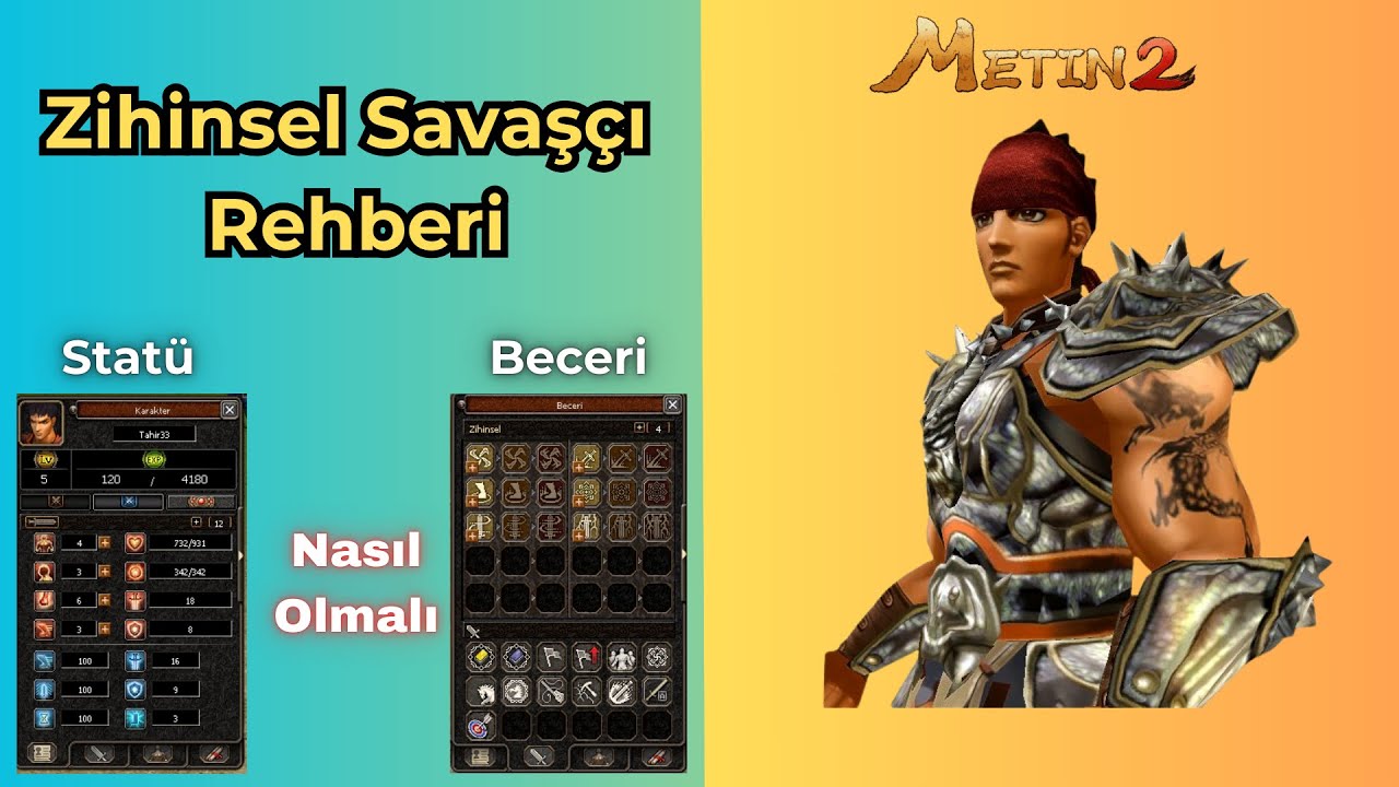 Metin2 Zihinsel Savaşçı Statü Dağılımı