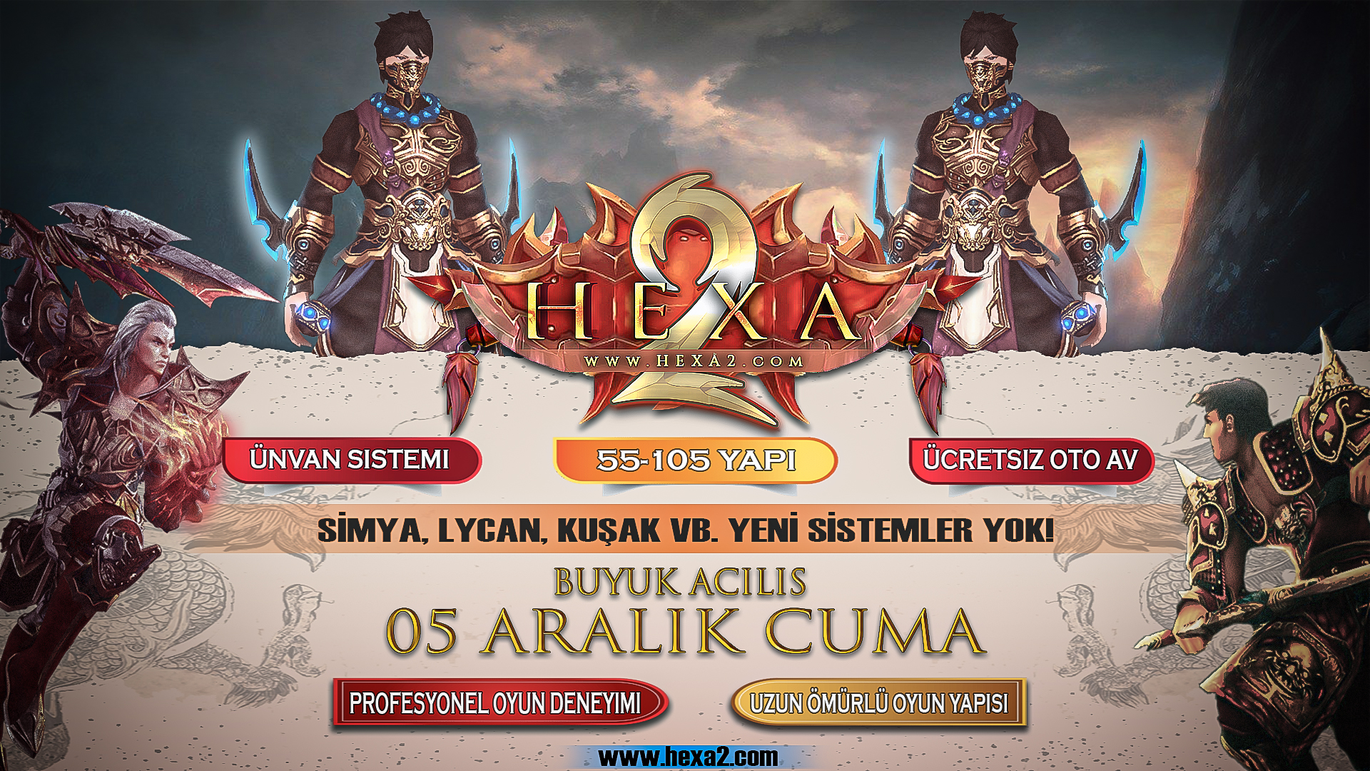 HEXA2 tanıtım banner