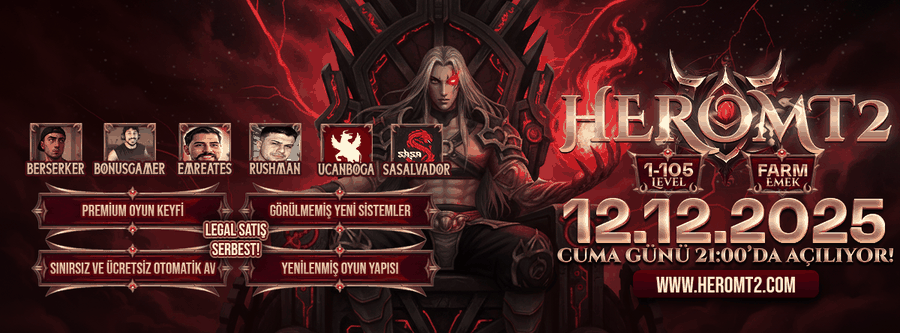 M2Hero 1-105 Emek Server tanıtım banner