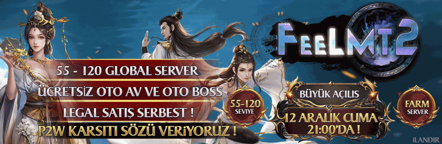 FeeLMt2 55-120 Global PvP SERVER tanıtım banner
