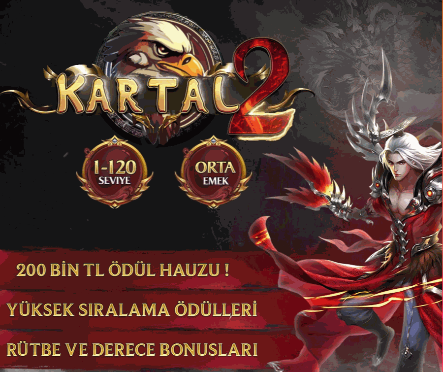 Kartal2 1-120 Metin2 Pvp Serveri tanıtım banner