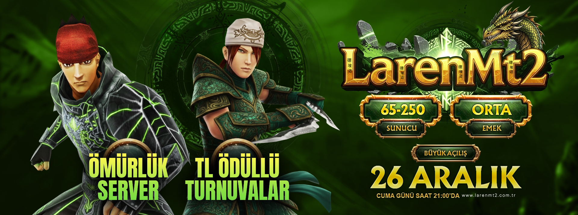 LarenMt2 65-250 PVP SERVER tanıtım banner