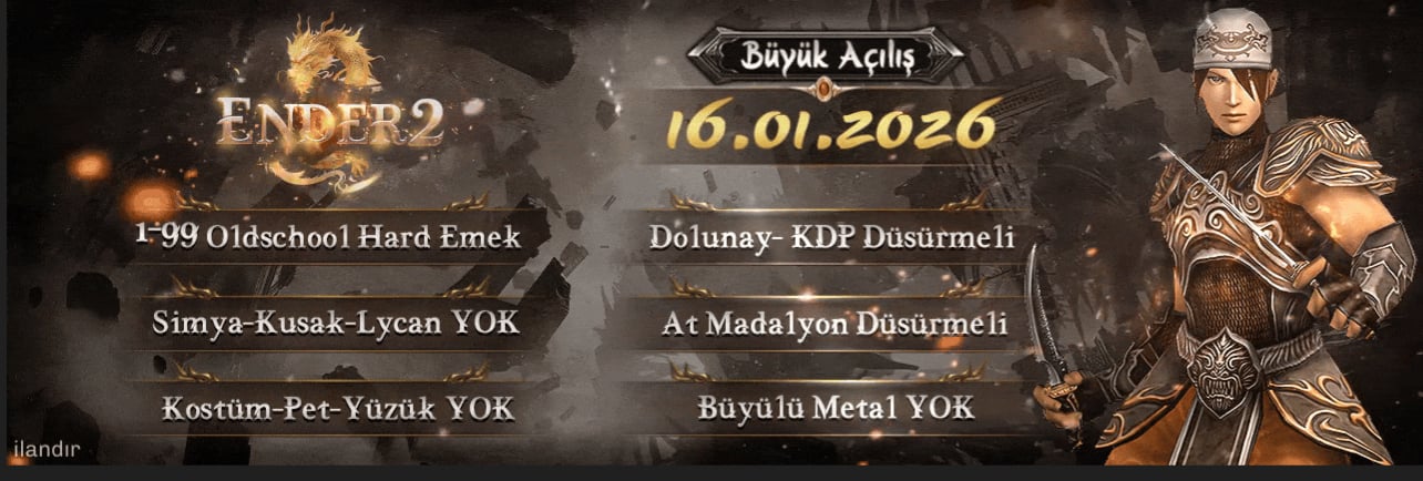 Ender2 1-99 Metin2 Pvp SERVER