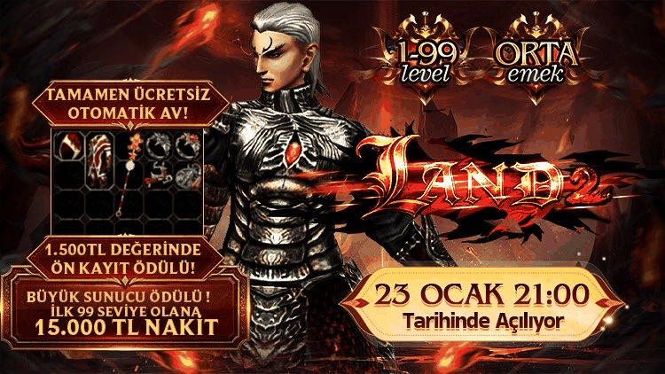 Land2 1-99 HardSchool Metin2 tanıtım banner