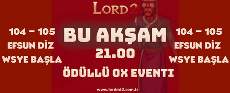 EFSUN DİZ WSYE BAŞLA LORDMT2 tanıtım banner