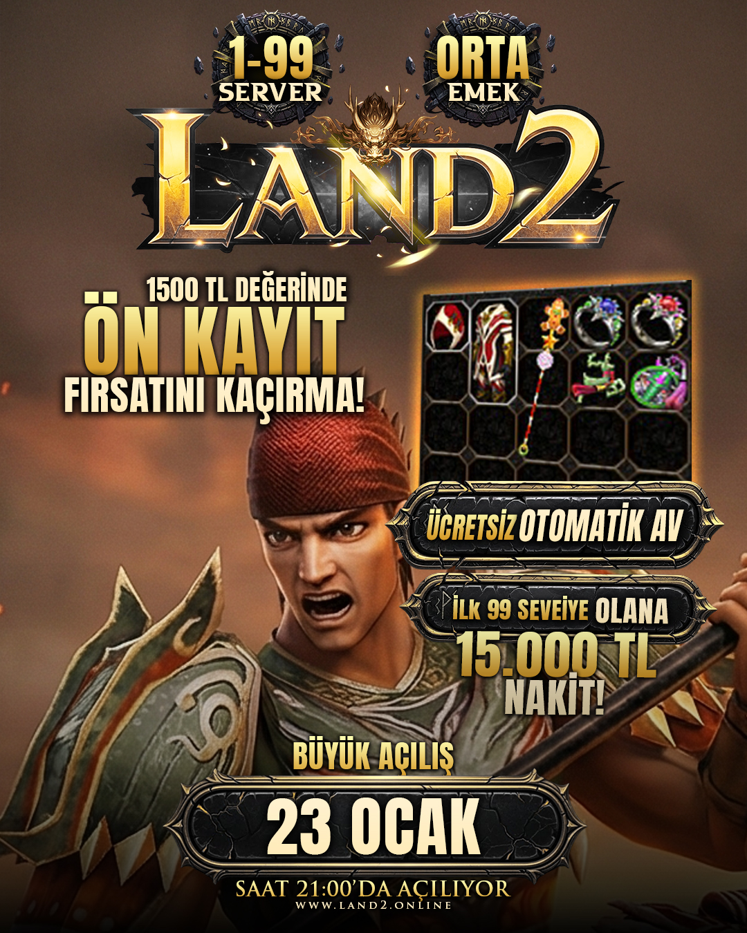 Land2 tanıtım banner