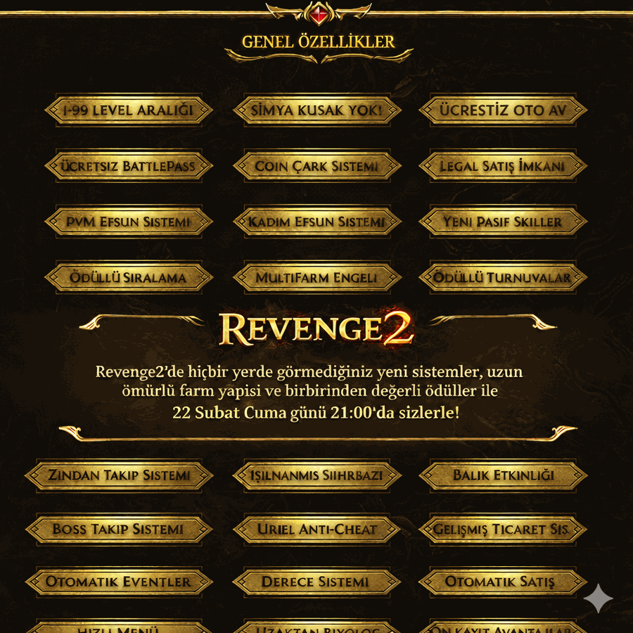 Revenge2 | bedava editli emek server