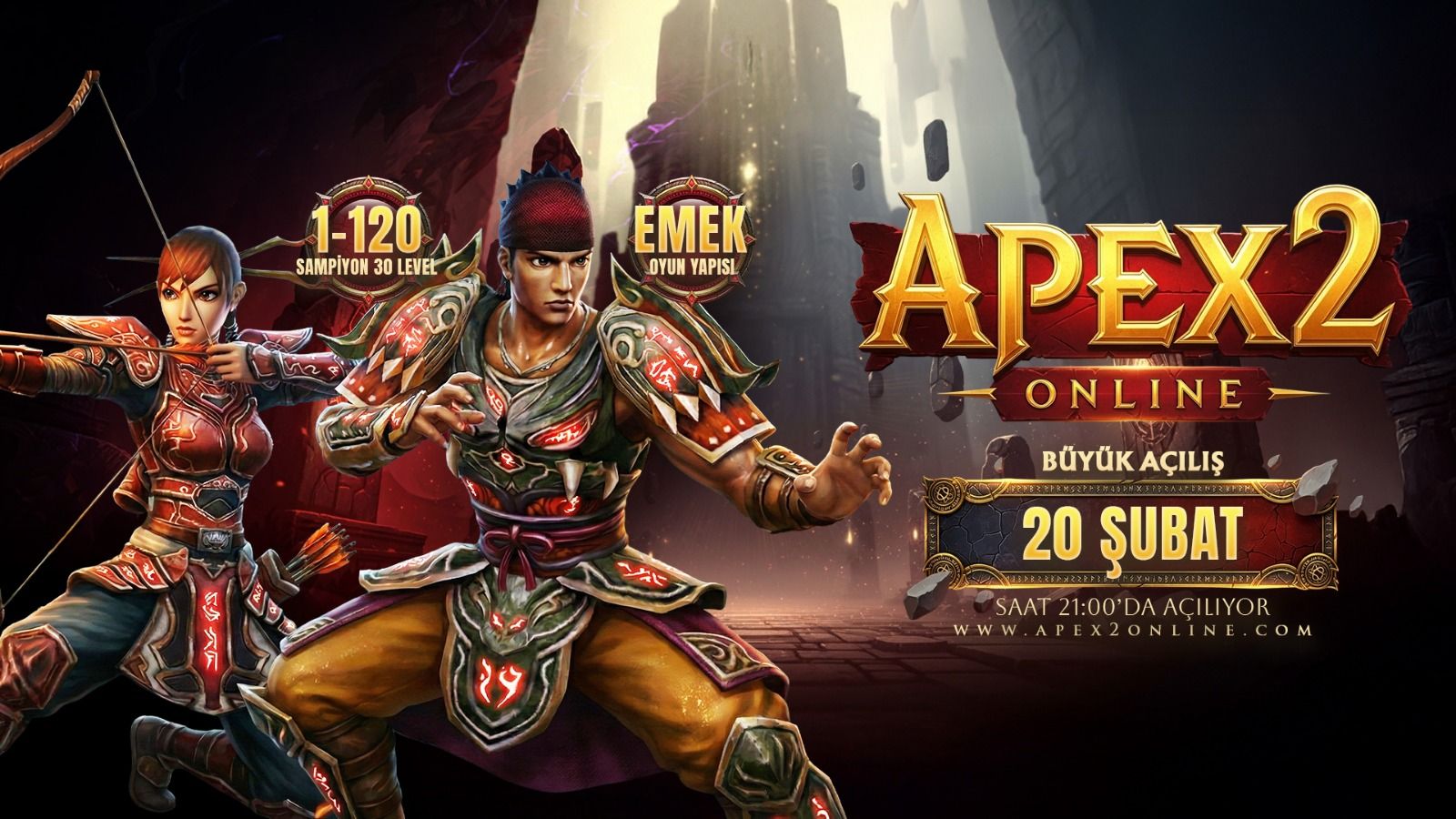 Apex2 1-99 Metin2 PvP SERVER tanıtım banner
