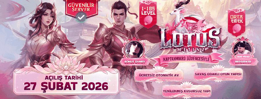 LotusMt2 1-105 Metin2 PvP SERVER