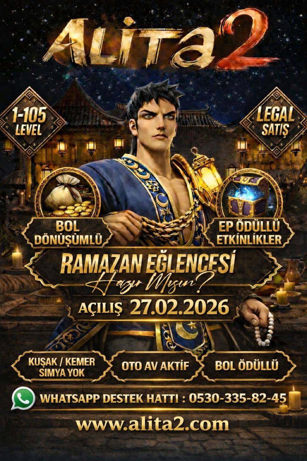 Alita2 1-105 PvP SERVER tanıtım banner