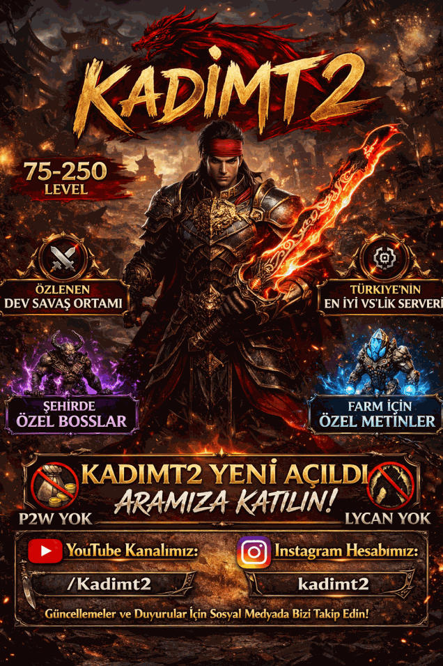 KadiMt2 75-250 Metin2 PvP SERVER