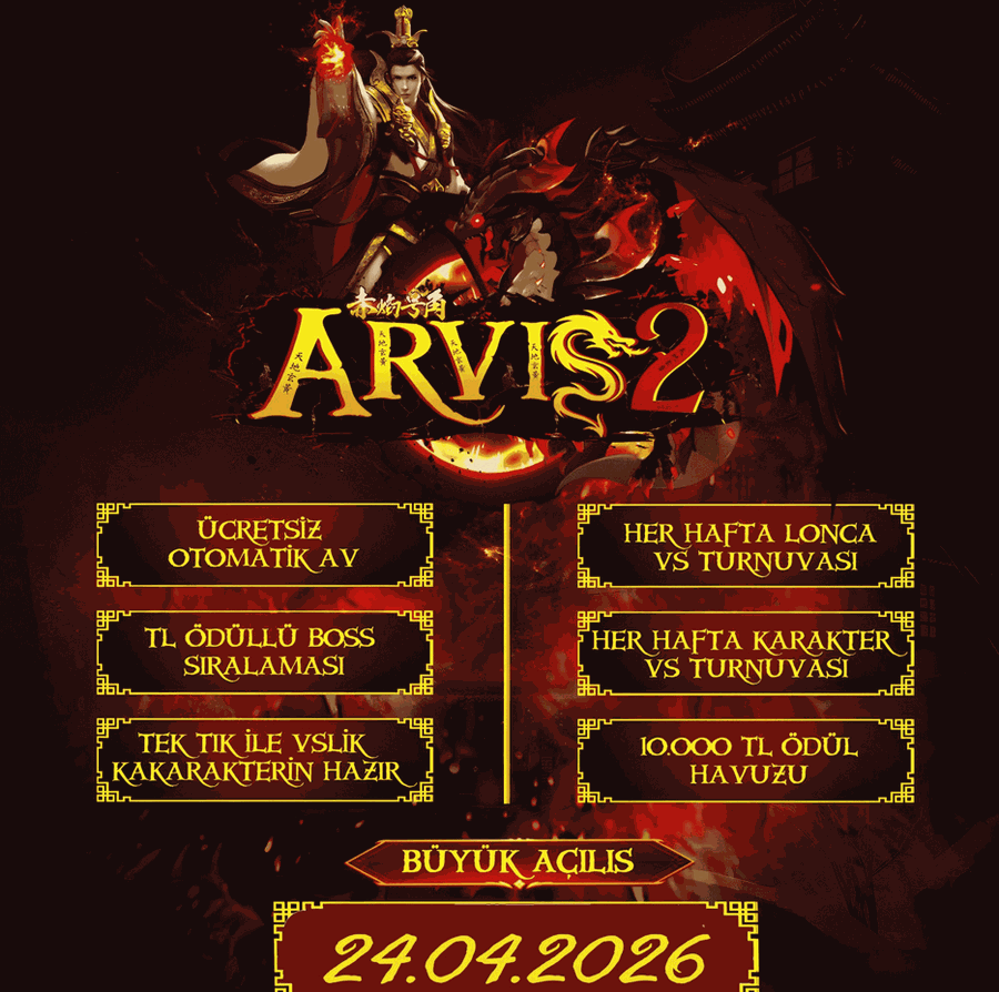 ArvisMt2 98-99 Metin2 Vslik PvP tanıtım banner