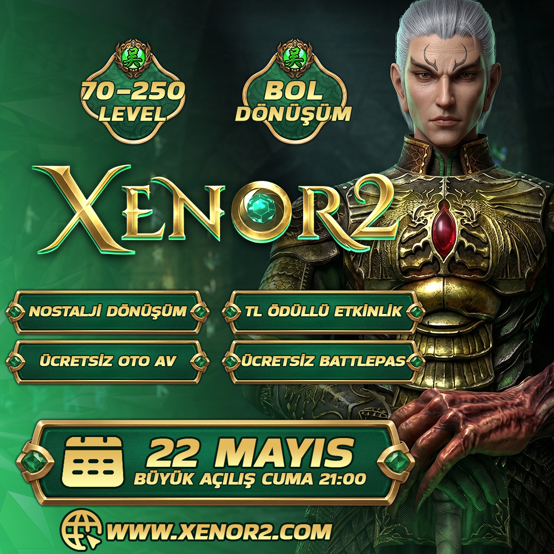 Xenor2 70-250 Metin2 PvP SERVER tanıtım banner