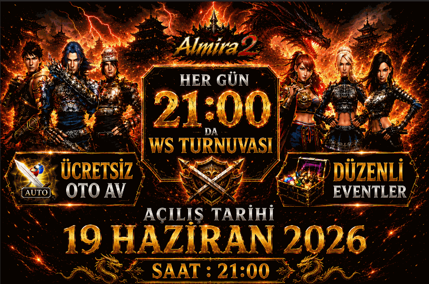 Almila2 1-99 Metin2 PvP tanıtım banner