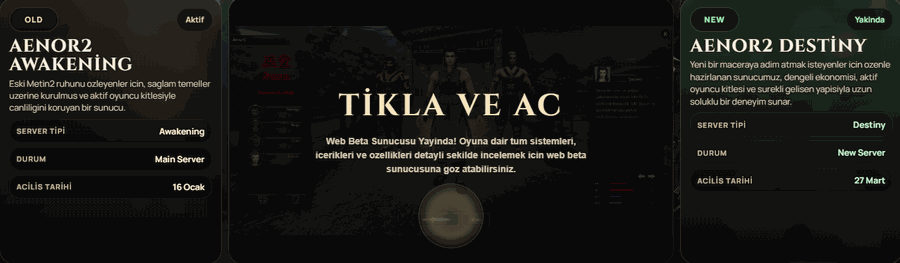 Aenor2 1-120 Metin2 PvP SERVER