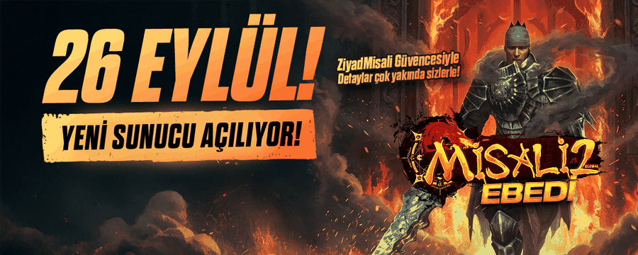 Misali2 1-99 Metin2 PvP SERVER tanıtım banner