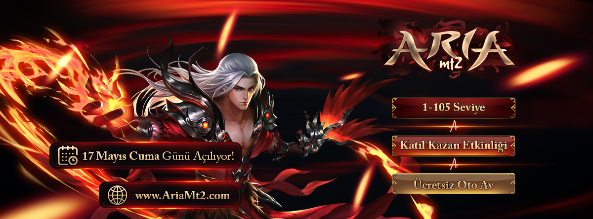 AriaMt2 tanıtım banner