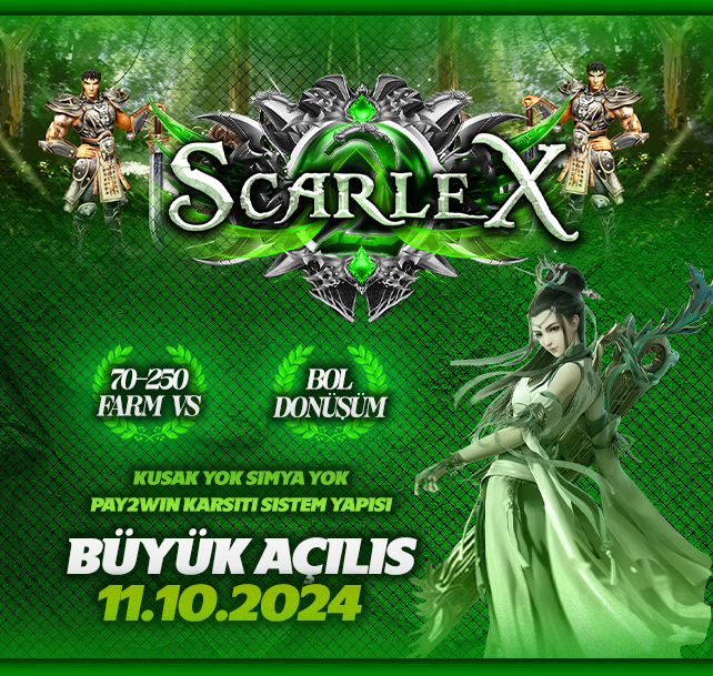 Scarlex2 70 250 Legal Satış Serbest Lonca ve WS Turnuva Ödüllü