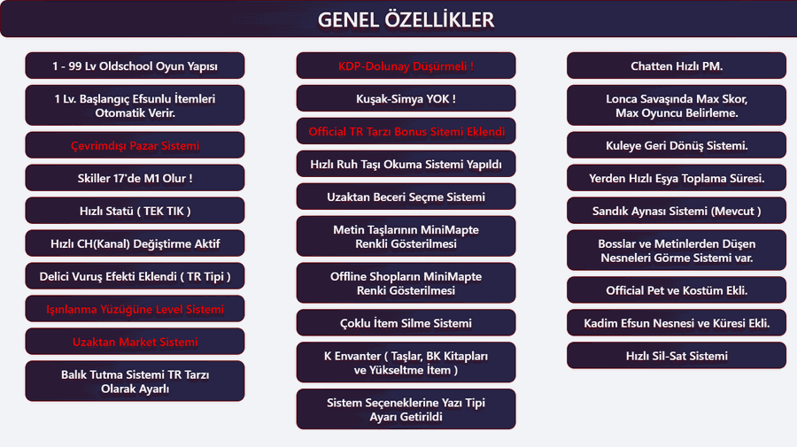 AtesMetin2 OldSchool 1-99 tanıtım banner