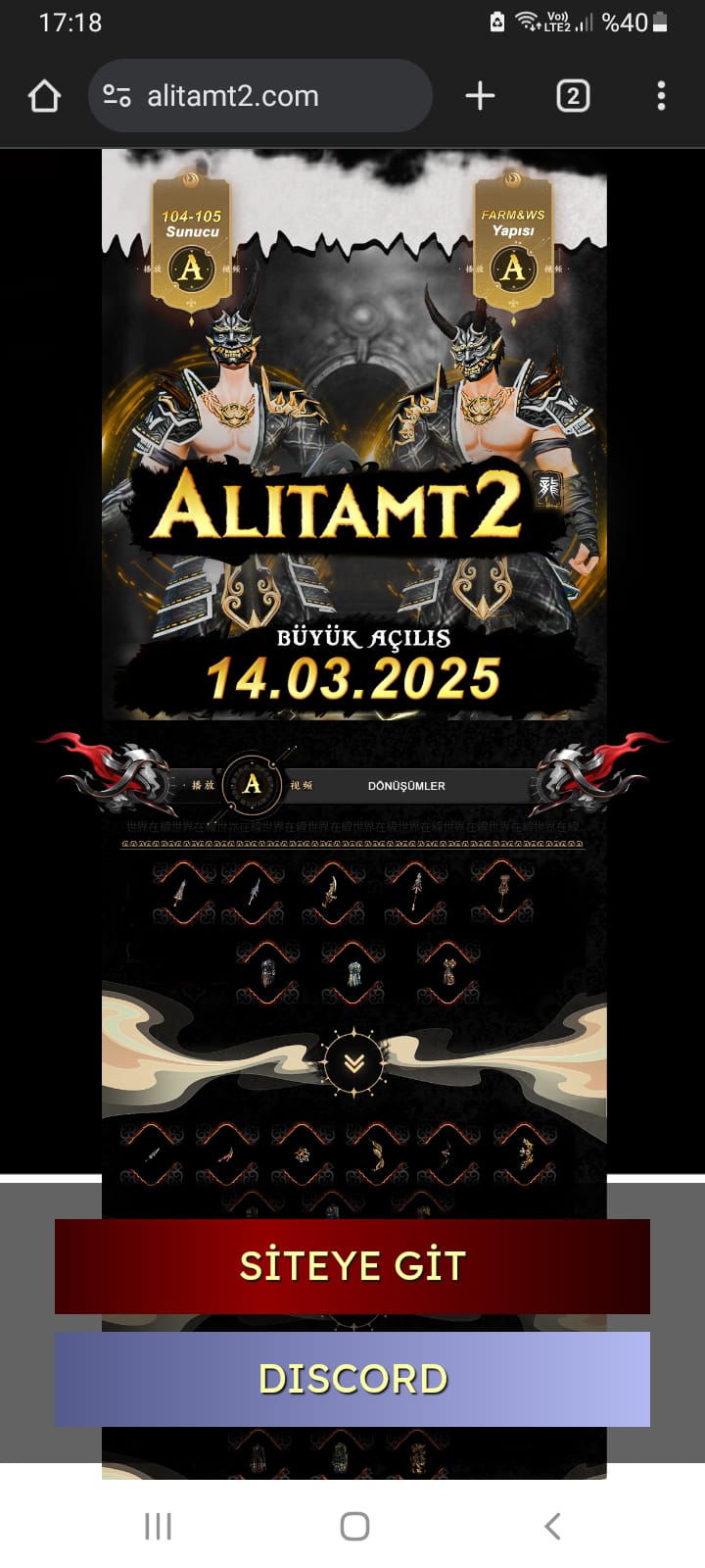 AlitaMt2 104 - 105 Vslik Sunucu