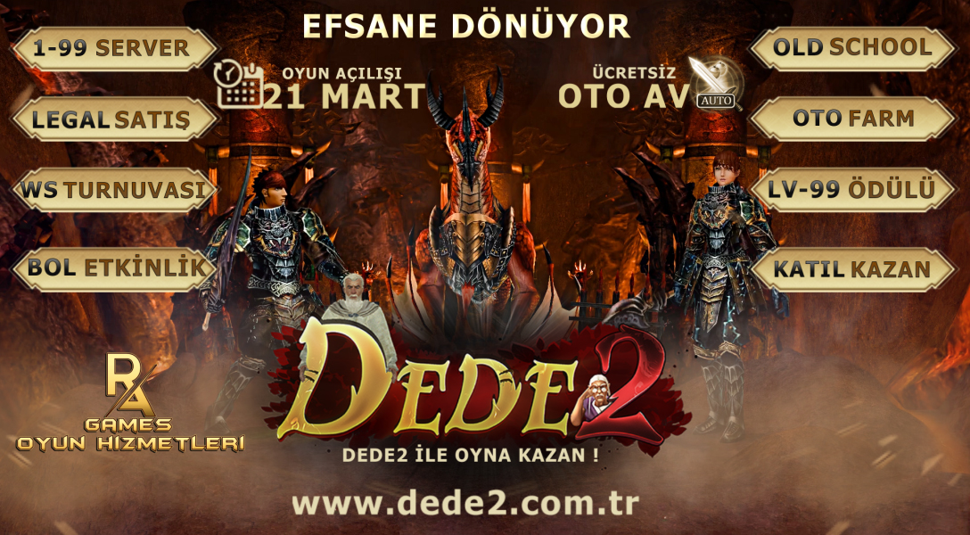 Dede2 tanıtım banner
