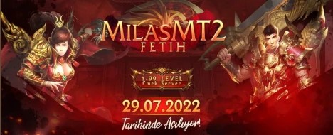 MilasMt2 - Fetih 1-99 OldSchool Server tanıtım banner
