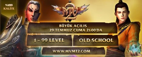 MvMT2 1-99 OldSchool yapısıyla Emek server