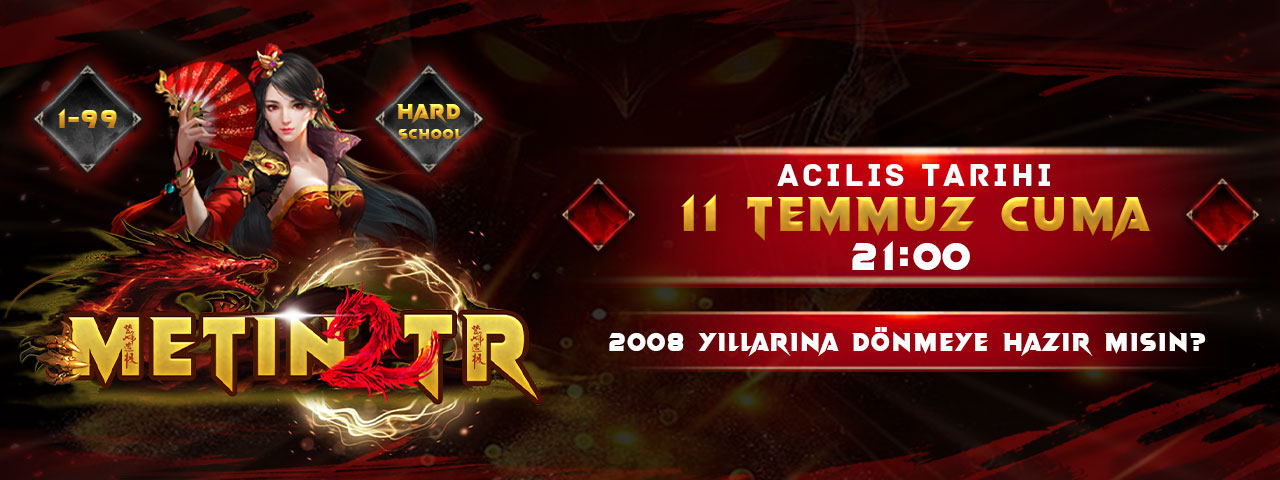 Metin2Tr 1-99 PVP SERVER tanıtım banner