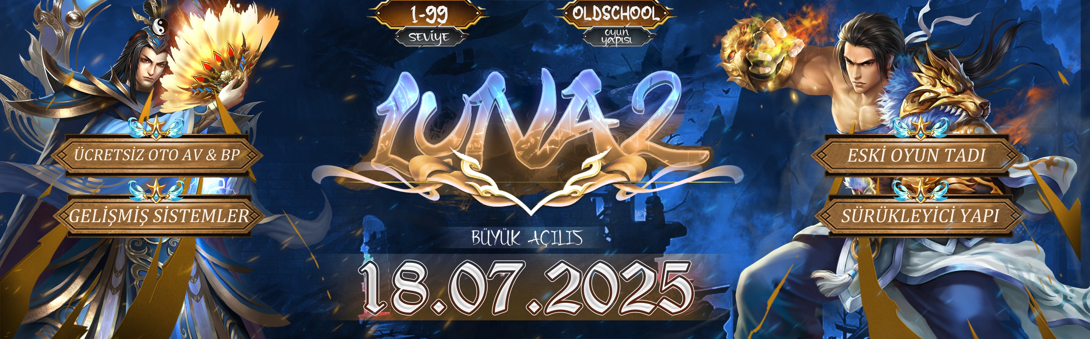 Luna2 1-99 PVP SERVER tanıtım banner