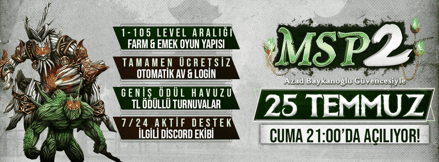 Msp2 1-105 PVP SERVER