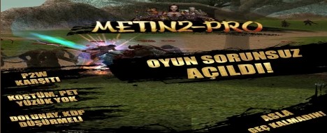 Metin2 Pro 1-99 OldSchool Metin2 Pvp Server !