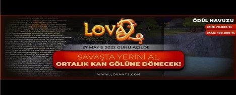 LovaMt2 Savaşta Yerini Al! 1-105 Emek Server